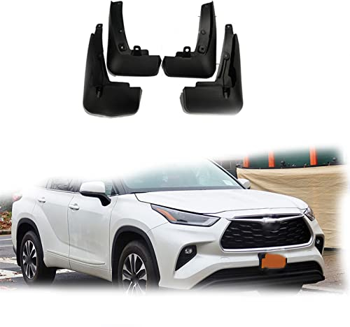 WEHOMY 4 STÜCKE Auto Kotflügel Für Toyota Für Highlander XU70 2019 2020 2022 Verkleidung Splash Durable Flaps Schmutzfänger Rad Klappe Zubehör