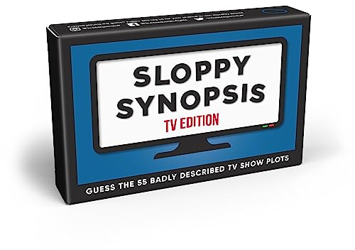 Bubblegum Stuff - Sloppy Synopsis - TV -Edition - 55 spettacoli iconici con descrizioni terribili - Metti alla prova le tue conoscenze e il tuo pensiero rapido - Perfetto per serate di gioco e feste -
