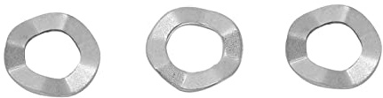 Rondelle Ondulée, Rondelle élastique Ondulée en Acier Inoxydable M6, Rondelles Ondulées Ressorts Ondulés (M8 (50PCS))