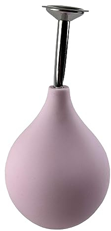 Esschert Design Pflanzen Blume Sprüher KLEIN ROSA Zerstäuber Wasser Kugel Sprinkler Ball Wasser Pflanzensprüher Rose Silber Modern Trend Aufzucht
