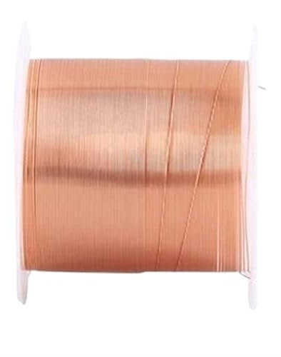 Kupferdraht 1 Spule Kupferdraht 0,04-0,31 mm Kabel Kupferdraht Elektromagnetischer Draht Emaillierter Kupferwickeldraht Kupferlackdraht 10-100 Meter Copper(0.05mm 100Meters)