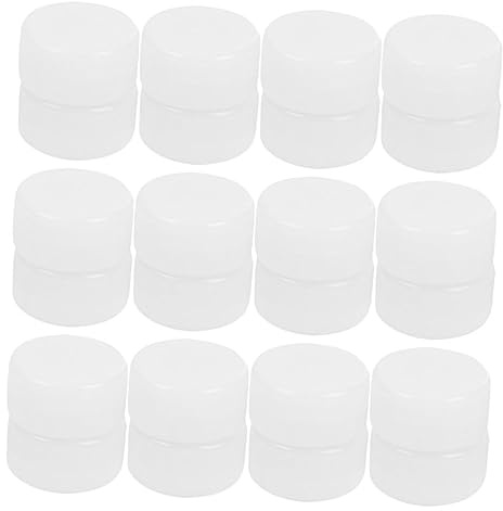 BCOATH 50pezzi Giocattoli Per Ragazza Sonaglio Scatole Di Plastica Anelli Per Creare Rumori Accessori Per Bambole Cucire