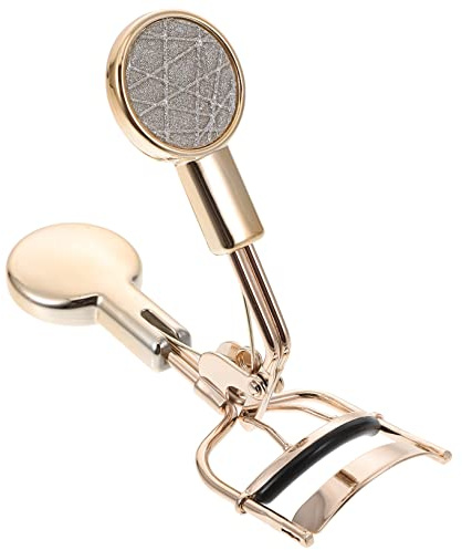Ipetboom Goldene Wimpernzange Mit Glitzereffekt Rostfreier Edelstahl Ergonomischer Handgriff Einfaches Sicheres Wimpernformen Praktisches Beauty-tool Für Natürliche Langanhaltende Wimpernkä
