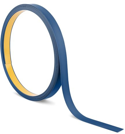 Quest Bande Plate PVC 40 mm Autoadhésive - Bleu, 10 m