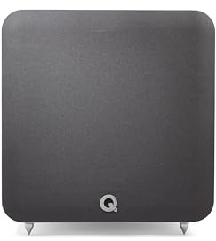 Q Acoustics Q SUB100 Active Subwoofer - 10inch driver with 500W Peak Amplifier Power for Home Theatre Systems (Satin White)