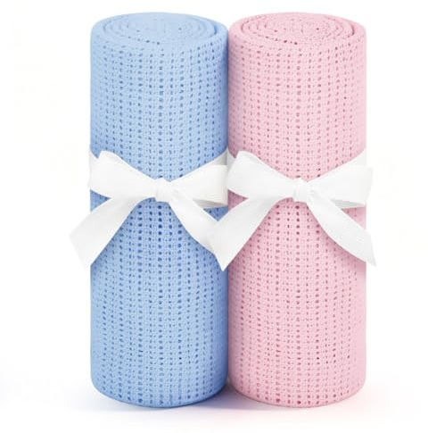 HAGOT 100x75 cm Babydecke, Baby Decke Neugeborenen, Kuscheldecke Geschenk, für Junge Mädchen, für Krabbeldecke Kinderbett Kinderwagen Baby Bettwäsche