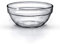 SIXBY Set 6 Stück - Servierschalen - Schale aus Glas - Dipschalen rund, stapelbar Ø 120mm Lussa - Stapelbar - Spülmaschinenfest