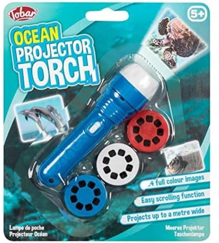 Tobar Ocean Projector Torch - 24 Ocean Images Assorted Designs and Colours