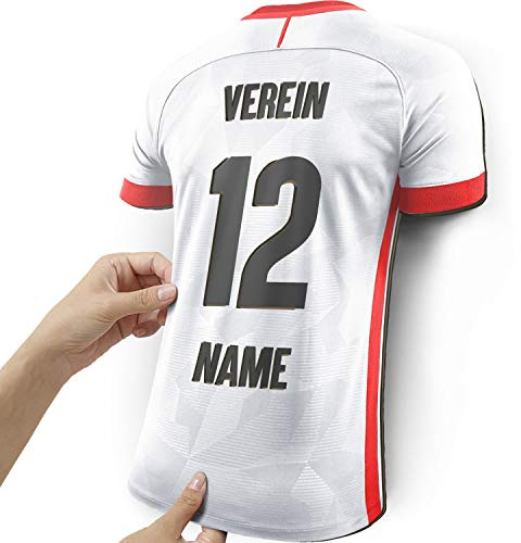 Elbeffekt Trikotlampe für Stuttgart Fans aus Holz - personalisierbares Geschenk - schenke Dein individuellen Stuttgart Fanartikel aus Echtholz