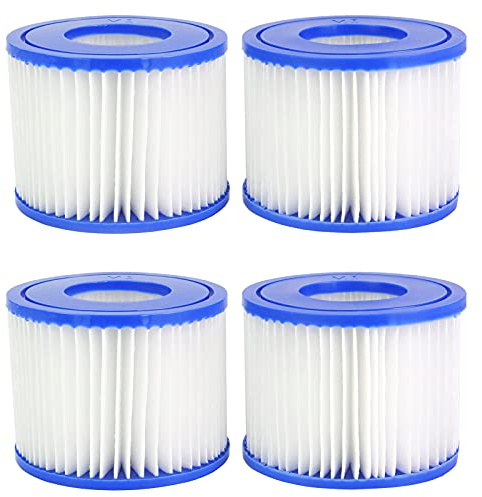 Mallez Hot Tub Filter, Replacement Filter Cartridge for Bestway Filter Size VI, for All Lay-Z-Spa Models - Paris Miami Vegas Monaco Palm Spring Cancun Helsinki etc.