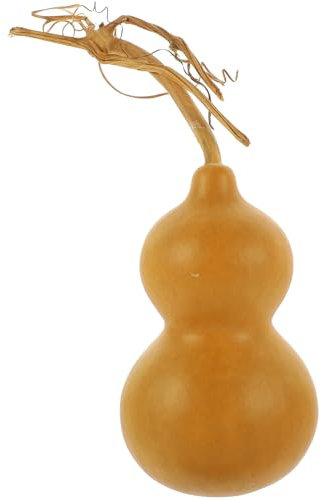 Amosfun 13- 15CM Natural Dry Gourd Natural Gourd Shape Figurine Desktop Ornament Real Gourd Wine Bottle Crafts Photography Prop for Christmas Easter Wedding