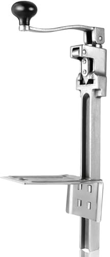 Abrelatas comercial resistente de repuesto Edlund 11100, abrelatas industrial para latas #10, abrelatas manual #1 con base de acero chapado, hoja de acero inoxidable para latas de hasta 11 pulgadas de