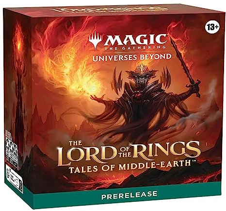 Magic the Gathering Lord of the Rings Tales of Middle-Earth Prerelease Kit - 6 Packs, Dice, Promos