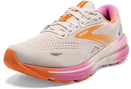 Brooks 1203811B117 Adrenaline GTS 23 Women White Sand/Sunset/Fuchsia UK 7.5