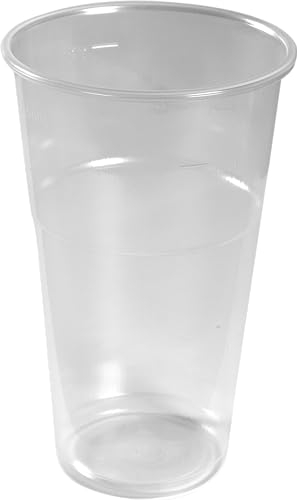 Abena Gastro Plastic Cups | 16 oz | Pack of 50 Disposable Cups | Recyclable Party Glasses