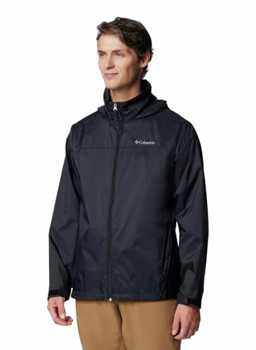 Columbia Men's Glennaker Lake II Rain Jacket, Black, XX-Large