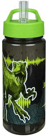 Scooli - Bouteille d'eau Jurassic World - Sans BPA, avec motif Jurassic World - Idéale pour les enfants et les fans - Maternelle et école - 500 ml