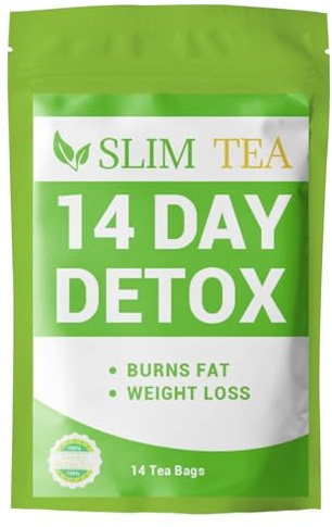 Té de 14 días para pérdida de peso, té delgado de dieta natural para apoyo a la dieta, promueve la digestión, reduce la grasa, desintoxicación suave y limpieza para perder peso