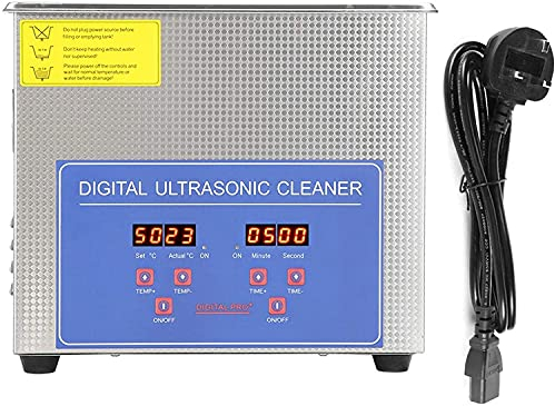 Máquina de Limpieza Limpiador ultrasónico Digital Temporizador de baño Limpieza de Tanques inoxidables 15L Accesorios de Hardware ultrasónico