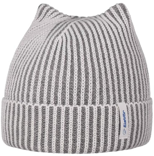 Eisbär Mütze Herren & Damen Sorra - Merino Wintermütze Unisex mit Fleece schützt vor Kälte und Wind - Strickmütze warme Beanie atmungsaktiv Skimütze Haube mit Ohren aus Österreich