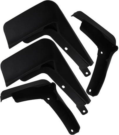 PLAFOPE Set Di 4 Paraspruzzi Per Auto in Plastica Per Camioncini E Rimorchi Resistenti Alle Intemperie Facili Da Installare
