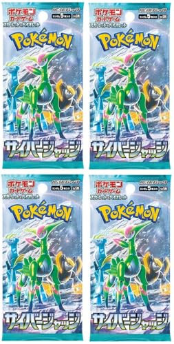 Pokemon Scarlet & Violet Cyber Judge - SV5M 4 Booster Packs - Japanisch und BB-Toy-Trades Toploader