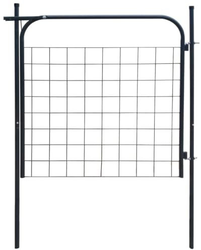 HACSYP Puerta de Aluminio for peatones, Puerta de Seguridad metálica for jardín Exterior con Total privacidad