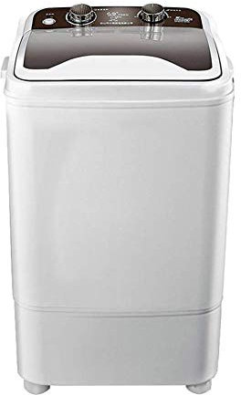 Machine à laver portable 7 kg Capacité totale Lavage de baignoire unique et déshydratation de spin U ~ V Clean de nettoyage compact pour les dortoirs de camping appartements College Rooms, noir