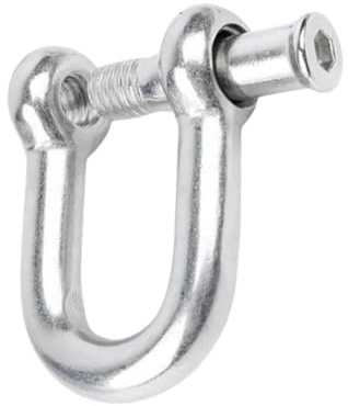 LZZYFPX Manilles Droites Courtes M5 M6 M8 M10 M12 en Acier Inoxydable 304, à Six pans Creux, à Rupture, Crochets for Manille en D, for gréement de Bateau(D-M10-1Pcs)