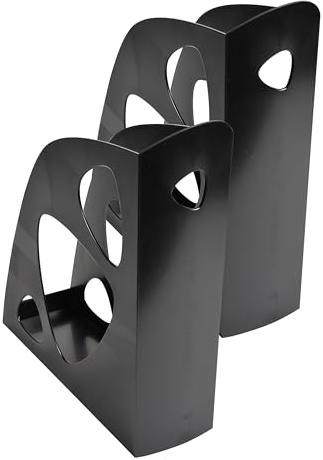 Exacompta 181014NSD 2er Pack Stehsammler MAG-CUBE für DIN A4+ aus Kunststoff 266 x 82 x 305 mm Schwarz ideal für die Ablage Ihre Dokumente Zeitschriftensammler Blauer Engel