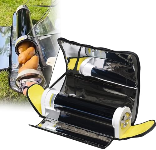 LYFDPN Cuiseur Solaire intégré extérieur, Four Solaire Portable réchaud de Camping Haute capacité de 4,5 L, Cuisson au Soleil