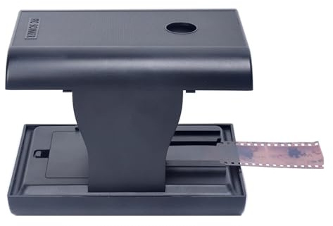 Escáner de película Plegable de 35 mm for teléfono Inteligente: Convierte Diapositivas y Negativos a JPEG con aplicación Gratuita, retroiluminación LED y Capacidad de Viaje portátil.