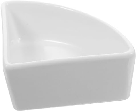 MUELODSIC Gamelle pour Hamster en Céramique Antirenversement Résistante Blanche, Bol Alimentaire Moyen pour Alimentation et Boisson, Usage Cage Hamster et Petits Rongeurs