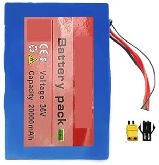 Batería de Litio 10S2P de 36 V y 20 Ah, 800 W, 20000 mAh, 42 V, Compatible con Scooters, batería portátil Ultrafina con BMS.(XT60-SM Plug Battery 1pcs)