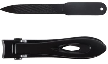 ACOLY Nagelknipser für dicke Nägel mit Feile, 16 mm scharfer Zehennagelknipser mit weiter Backenöffnung
