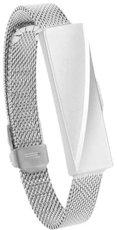 SENECESLI Pulsera de Salud Inteligente, Pulsera Inteligente, Rastreador de Actividad y Estado Físico Portátil, Monitoreo Continuo de Datos de Salud Durante Todo el Día, Mejora el Sueño, el (Silver)