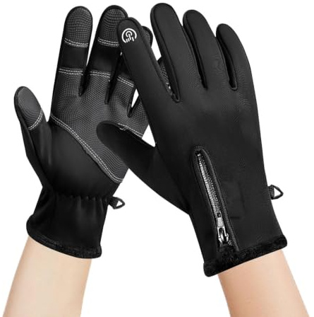 Guantes de motociclismo – Guantes resistentes al viento para montar en motocicleta, pantalla táctil, antideslizantes, con buen agarre, ciclo de motor impermeable, motociclista para hombres