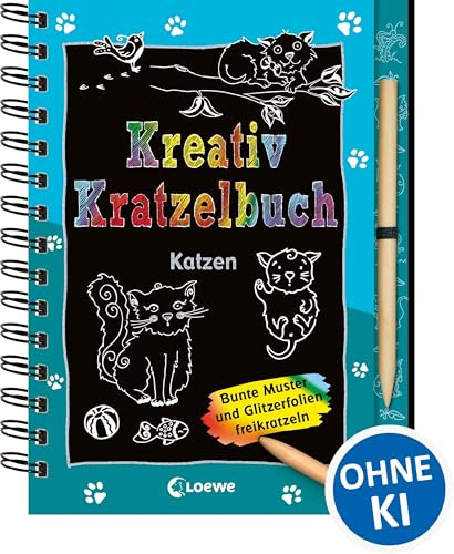Kreativ-Kratzelbuch: Katzen: Kratz-Beschäftigungsspaß für Katzenliebhaber ab 5 Jahre