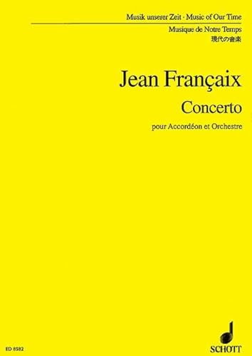 Concerto: für Akkordeon und Orchester. Akkordeon und Sinfonieorchester. Studienpartitur. (Musik unserer Zeit)