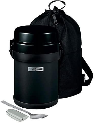 Zojirushi SL-JBE14BZ Mr. Bento Stainless Lunch Jar 41 Oz Carbon Black