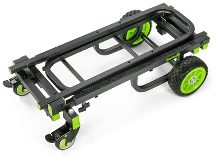 Gravity CART M 01 B - Multifunktionswagen (Mittel), Plattformwagen mit Traglast bis 150 kg, klappbar, schwarz