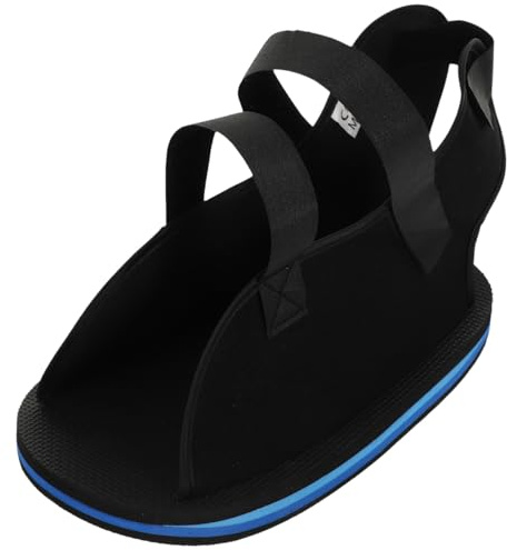 EXCEART Zapato Escayola Pie para Fracturas | Bota Médica Ajustable para Recuperación de Pie y Dedos | Soporte Ortopédico Universal - Negro (MD)