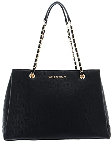 Valentino Relax Borsa per la spesa Donna, Nero, M, Bohémien