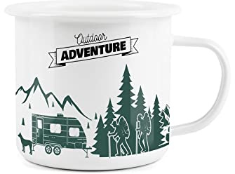 Purely Home Outdoor Adventure Camping Mug Durable Hot Drinks Outdoor Cup for Travel Picnics Home Festivals Hiking Mountaineering