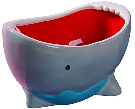 Kopinma 3D Soup Bowl, Ceramic Ramen Bowl, Scratch Popcorn Bowl in Cartoon Design, Large Size for Kitchen, Snack, Salad and Decorative Storage, 40 Oz
