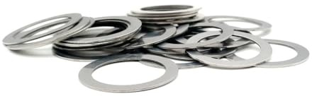 Rondelle di fissaggio 10/20/50 pz Spessore 0.5mm M3-M20 Rondella Piatta In Acciaio Inox Guarnizione Flat Sottile Guarnizione di Regolazione di Alta Precisione Spessore sottile (Size : 6x10x0.5 (50pcs
