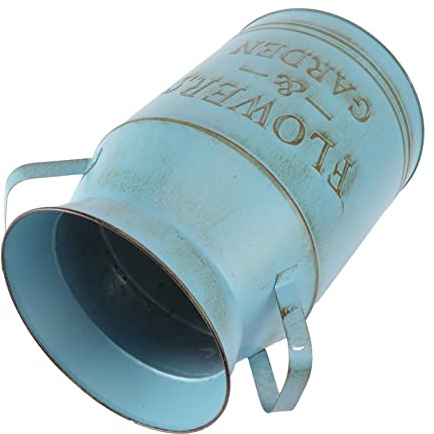 PRETYZOOM Vaso Per Latte Vaso Per Fiori Vintage In Secchiello Per Fiori Rustico Francese Arredamento Rustico Portafiori Primitivo Centrotavola Per Tavolo Di Nozze