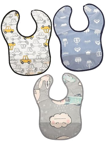 HAPINARY 3-teiliges Baumwolllätzchen Für Neugeborene Saugfähiges Stilllätzchen Portables Speicheltuch Für Babys
