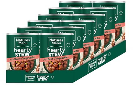 Natures Menu Hearty Stews Wet Food for Adult Dogs Beef - 12 x 415g