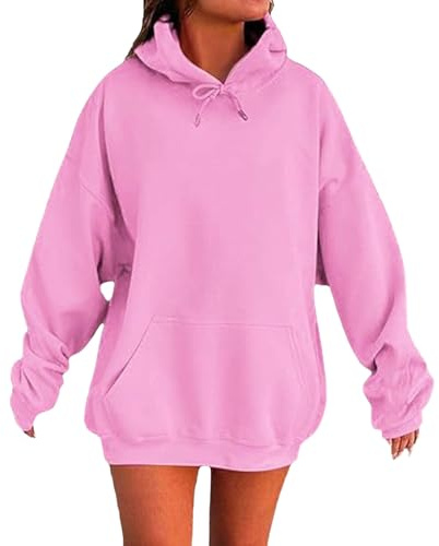 Uwdiohq Sweat zippé Femme Jogging Femme Grande Taille Sweat Long Capuche Pull Ladies Hoodies Size 18 20 De Sport Chemise 2 en 1 Brillant Plaid Princesse White Short Sleeve Blouse